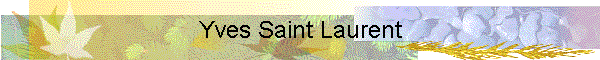 Yves Saint Laurent